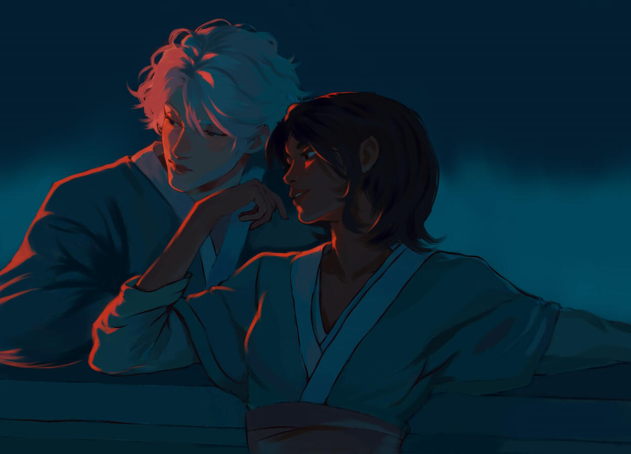 Midnight Gossip, OC commission, 2026